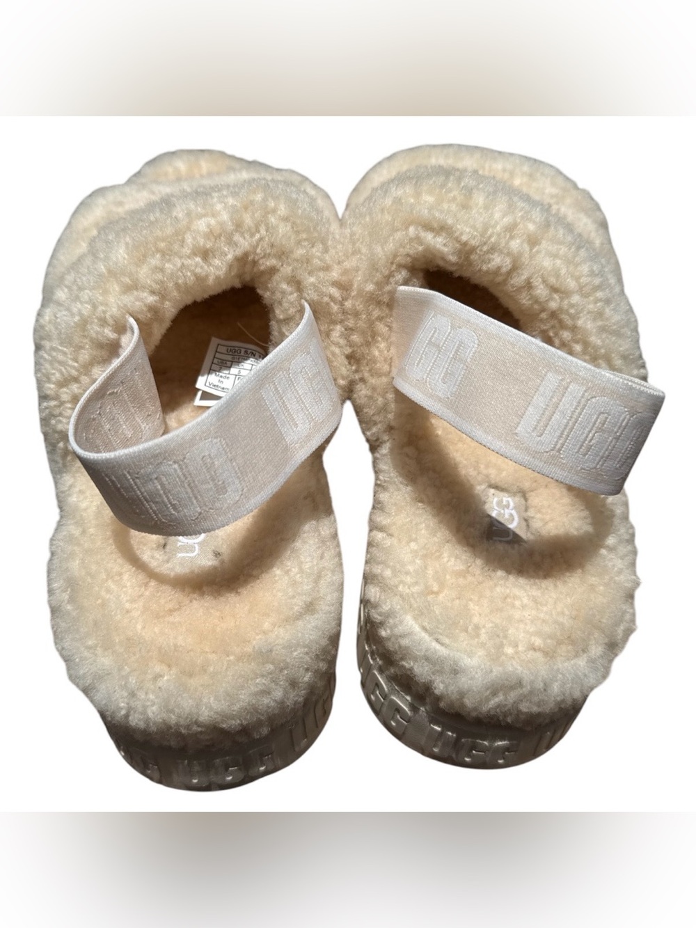 UGG Women's Oh Fluffita Platform Slipper / Slide (Natural)
